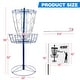 preview thumbnail 10 of 20, GSE™ Portable 12-Chain Disc Golf Targets Basket, Disc Golf Practice Goal Baskets