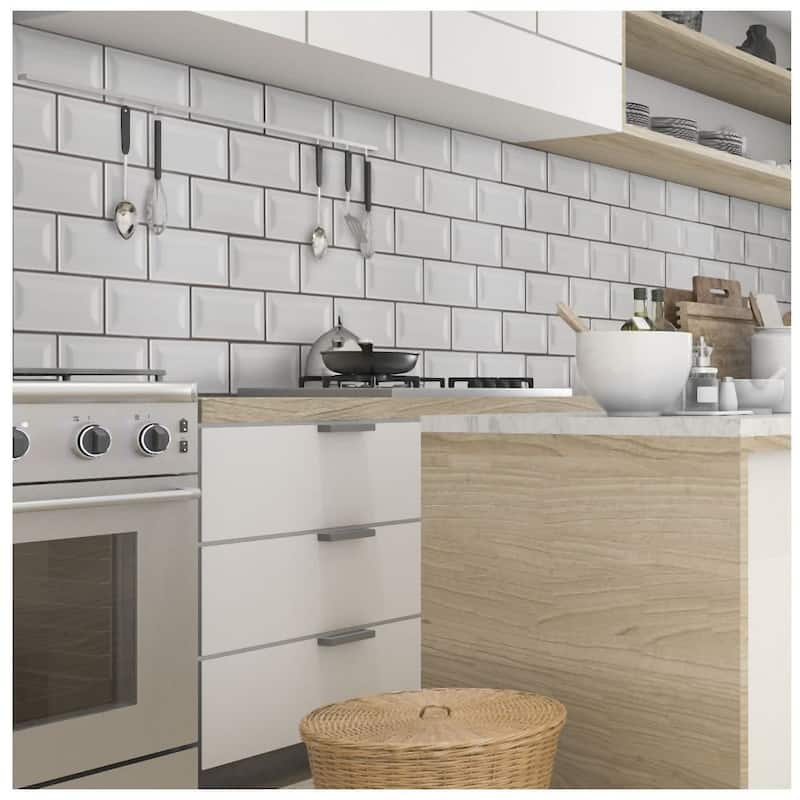 Ackland AKNPTSEG3X6IBVG-CA Segment - 3" x 6" Ceramic Solid Floor and