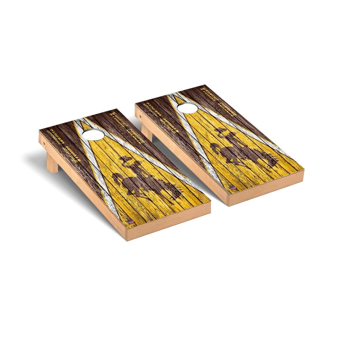 Wyoming Cowboys 2x4 Pro Cornhole Boards - V1