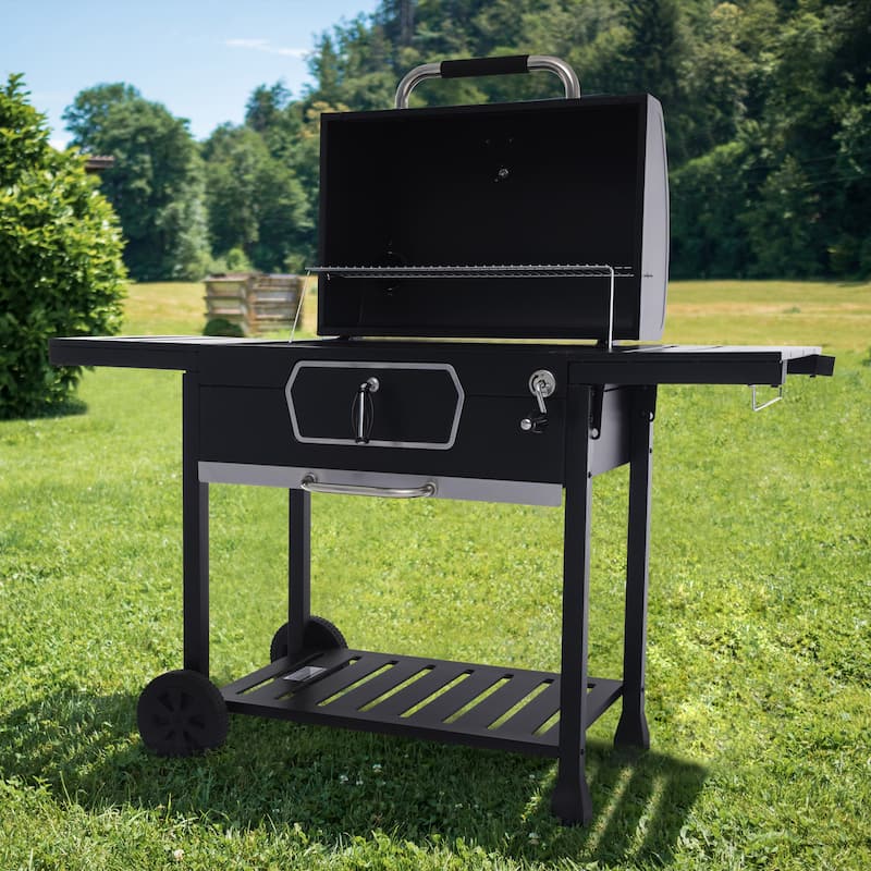 Royal Gourmet CD2030AN Deluxe 30-Inch Charcoal Grill, Black