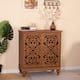 2-door Intricate Traditional Antique Storage Cabinet
