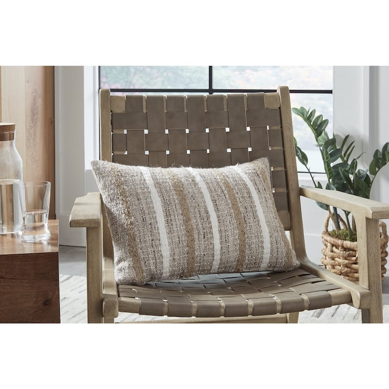Signature Design by Ashley Benish Gray/Brown Pillow (Set of 4)