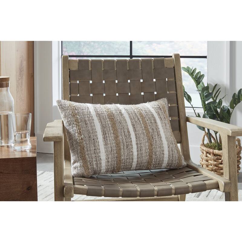 Signature Design by Ashley Benish Tan/Brown/White Pillow