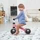 preview thumbnail 2 of 9, 4 Wheels No-Pedal Baby Balance Bike-Pink - Pink