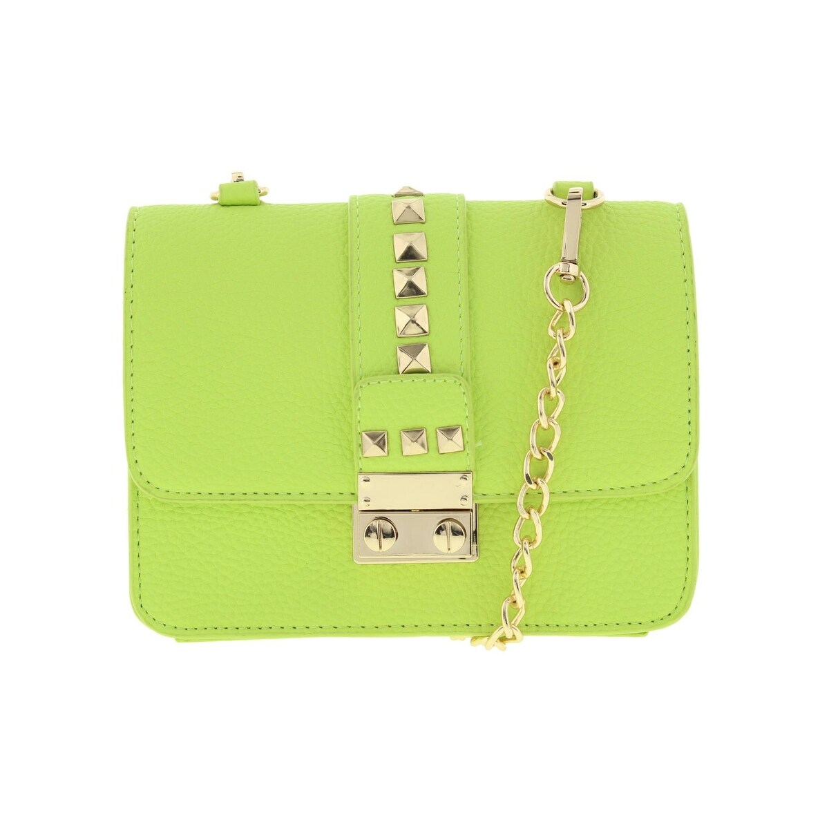 Bcbg Paris Womens Caviar Crossbody Handbag Faux Leather Mini Small