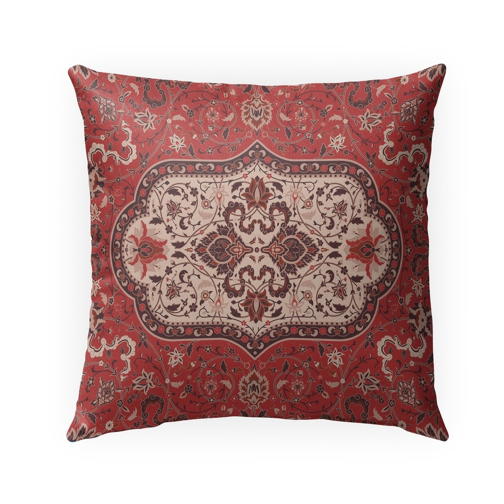 maroon outdoor cushions