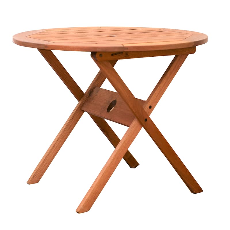 Amazonia Canby 3-Piece Eucalyptus Wood Patio Dining set