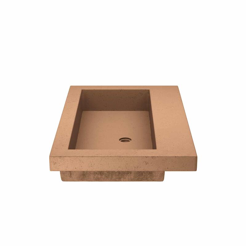 Native Trails NativeStone 30" Rectangular Stone Composite Drop In