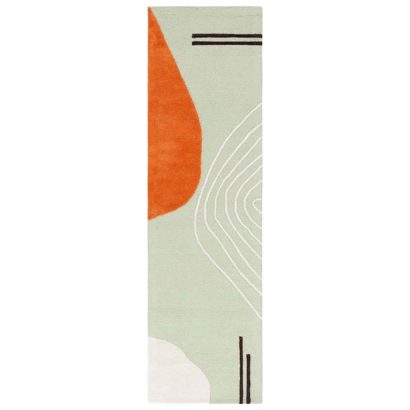 SAFAVIEH Handmade Rodeo Drive Vutka Mid-Century Modern Wool Rug