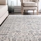preview thumbnail 3 of 22, Nuloom Vintage Boho Antoinette Tribal Paisley Bloom Border Area Rug