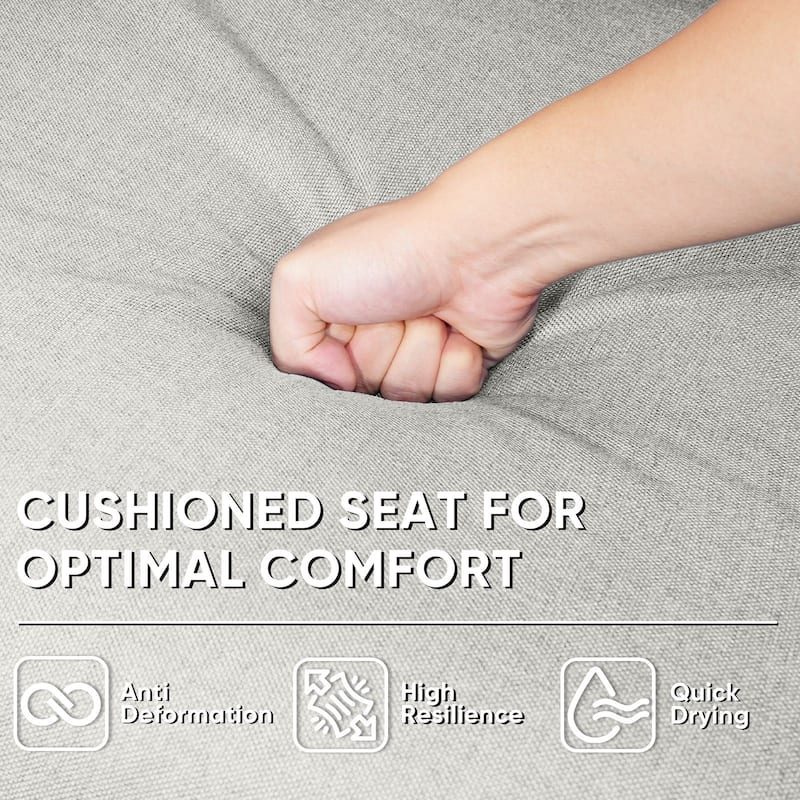 Outdoor Glider Loveseat Sofa Funitre Set