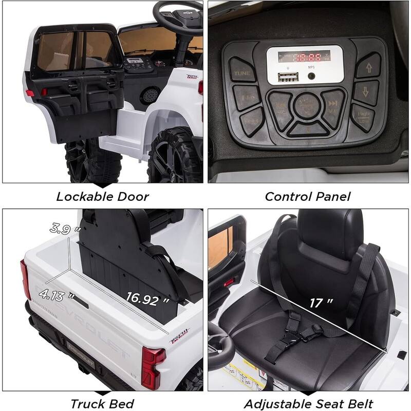 Licensed Silverado GMC Kids Ride On Truck