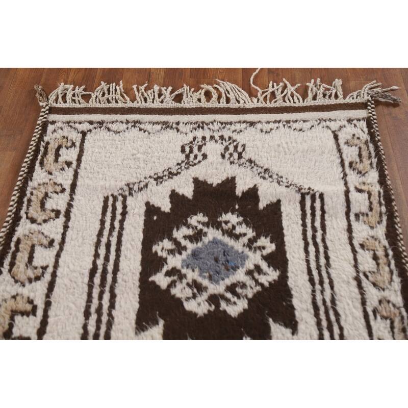 Anatolian Runner Rug Handmade Turkish Wool Carpet - 3'2"x 11'4"