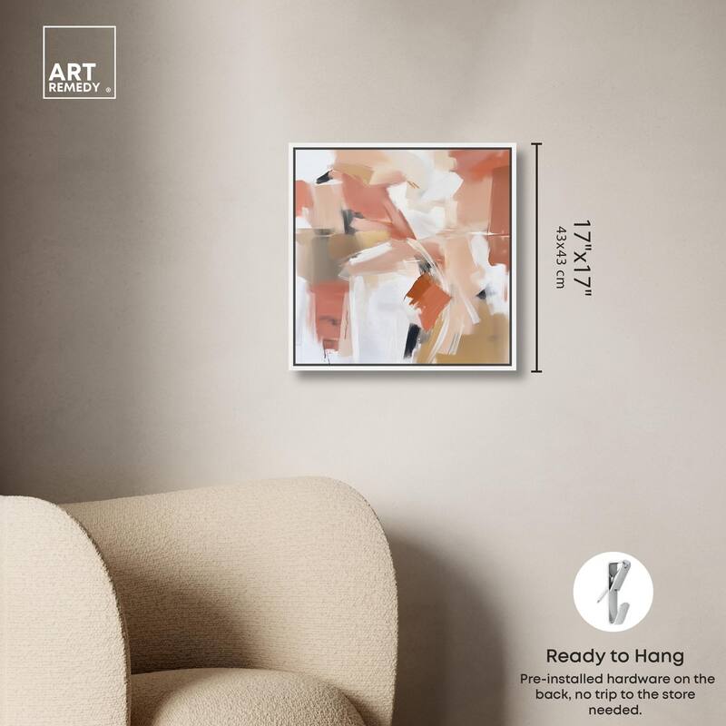 Rose and Rust I Canvas by Art Remedy