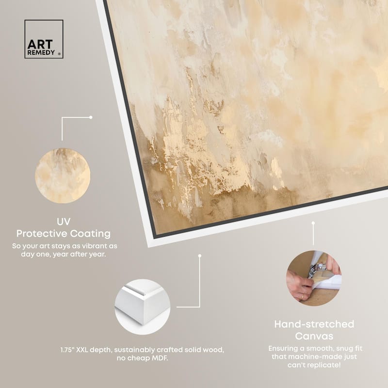 Sun Brust Gilding III Canvas by Art Remedy