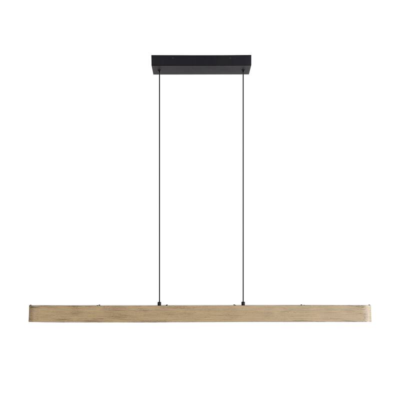 Silva 48" LED Pendant in Driftwood with No Shade - Gray
