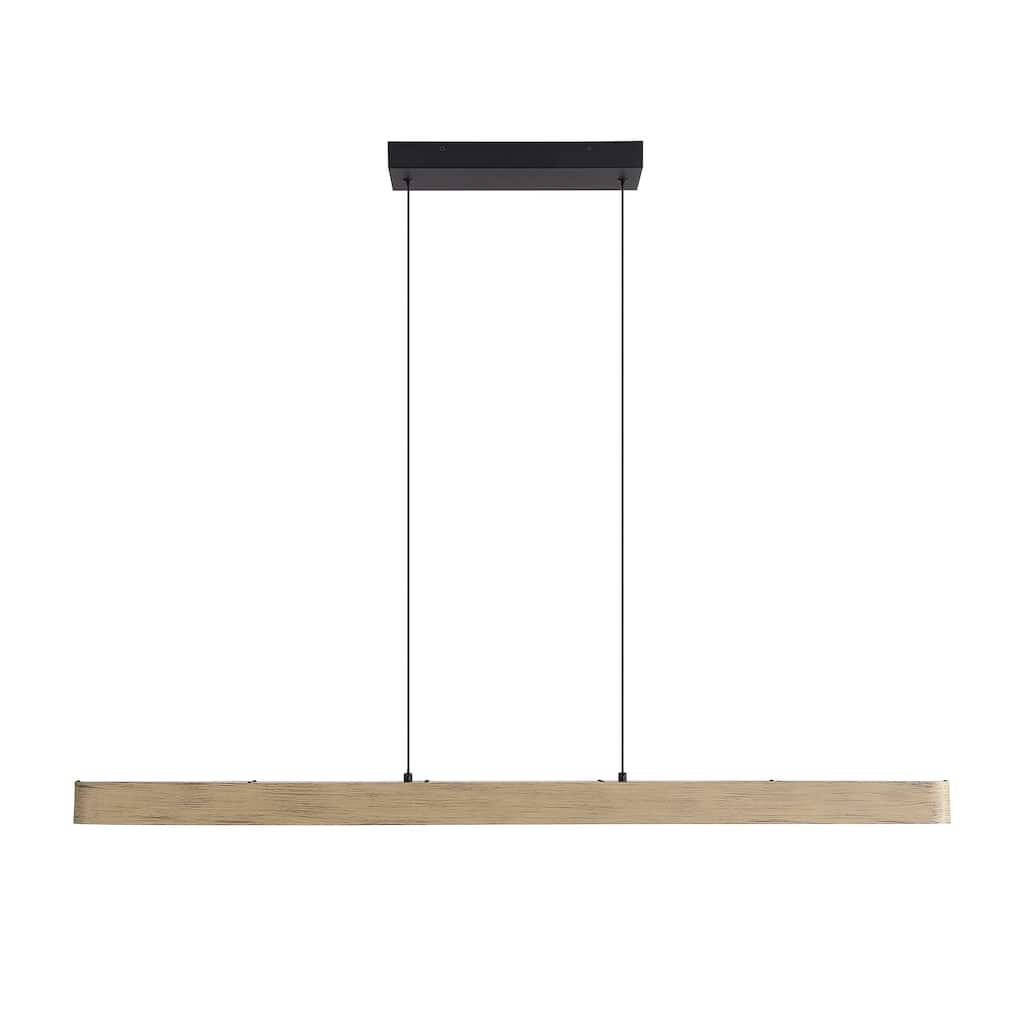 Silva 48" LED Pendant in Driftwood with No Shade - Gray