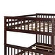 preview thumbnail 23 of 51, Minimalist Style Full Over Full Bunk Bed with Two Storage Drawers,Solid Pine Legs and Strong Durable Frame