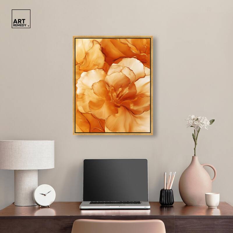 Sunlit Bloom I Canvas by Art Remedy