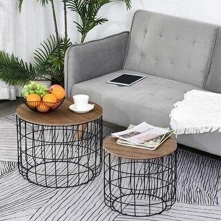 Round Coffee Table Set of 2 - Bed Bath & Beyond - 41428319