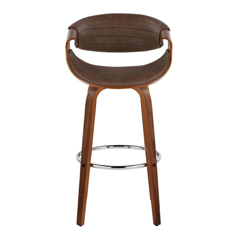 Carson Carrington Kanteborg 30" Fixed-Height Bar Stool with Round Footrest (Set of 2)