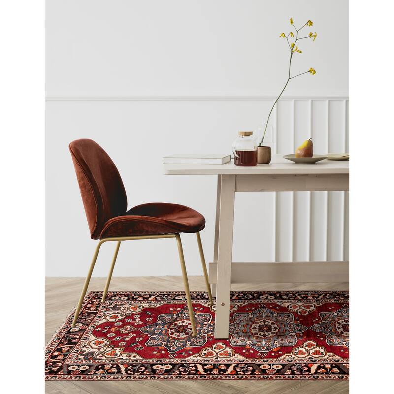 ECARPETGALLERY Hand-knotted Konya Anatolian Red Wool Rug - 5'3 x 9'10