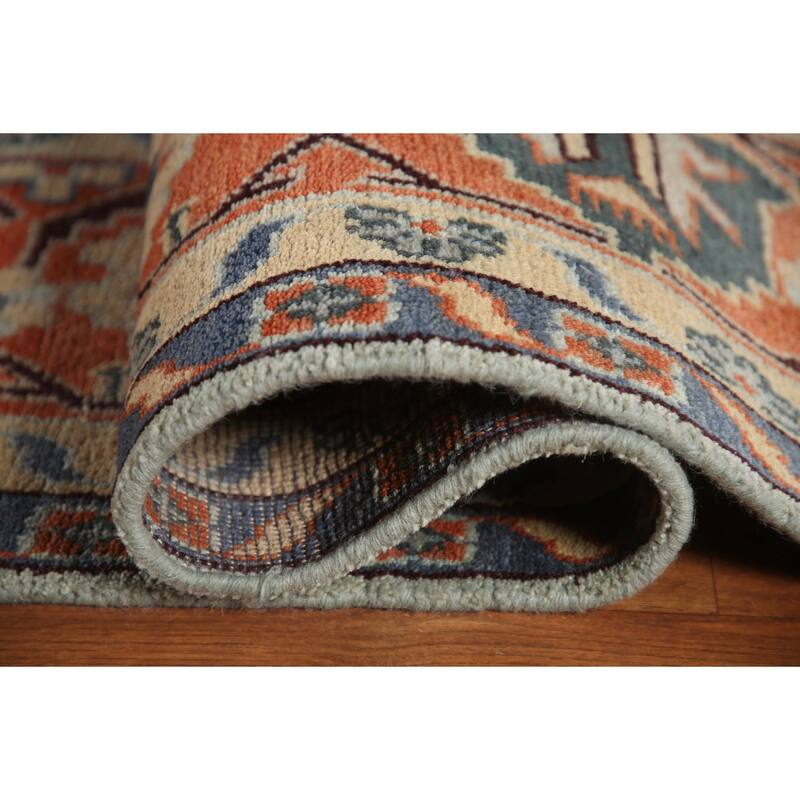 Geometric Viss Large Oriental Rug Hand-Knotted Wool Carpet - 11'6"x 17'9"
