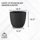 preview thumbnail 15 of 59, Kante 18 Inch Dia Round Concrete Planter, Indoor Outdoor Large Plant Pot