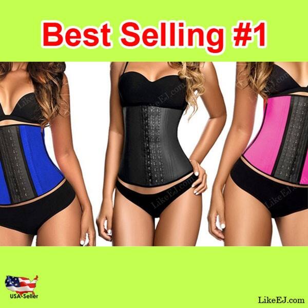Women Body Shaper Latex Rubber Waist Trainer Cincher Underbust Corset Shapewear Women Body Shaper Latex Rubber Waist Trainer Cincher Underbust Corset Shapewear