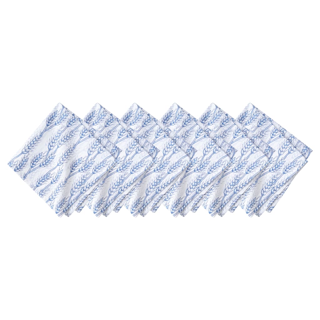 Blue Harvest Wheat Napkin S/6
