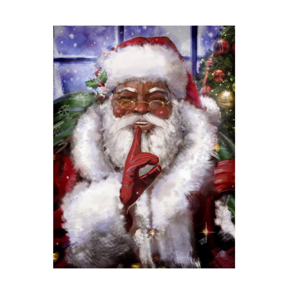 Arnica Burnstone 'Shush' Canvas Art