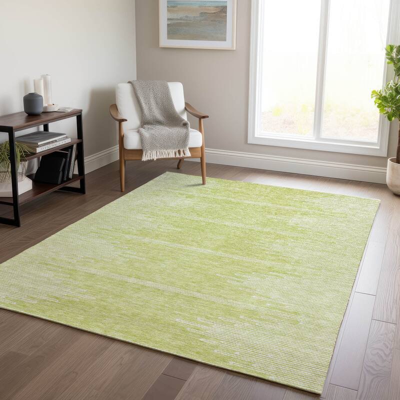 Machine Washable Indoor/ Outdoor Moroccan Boho Rug - Aloe - 8' x 10'