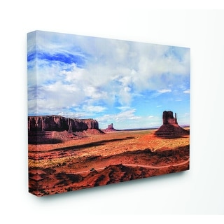 Stupell Utah Monument Valley Desert Landscape Photograph Canvas Wall ...
