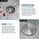 preview thumbnail 36 of 150, KRAUS Kore Workstation Drop-In Stainless Steel Kitchen Sink