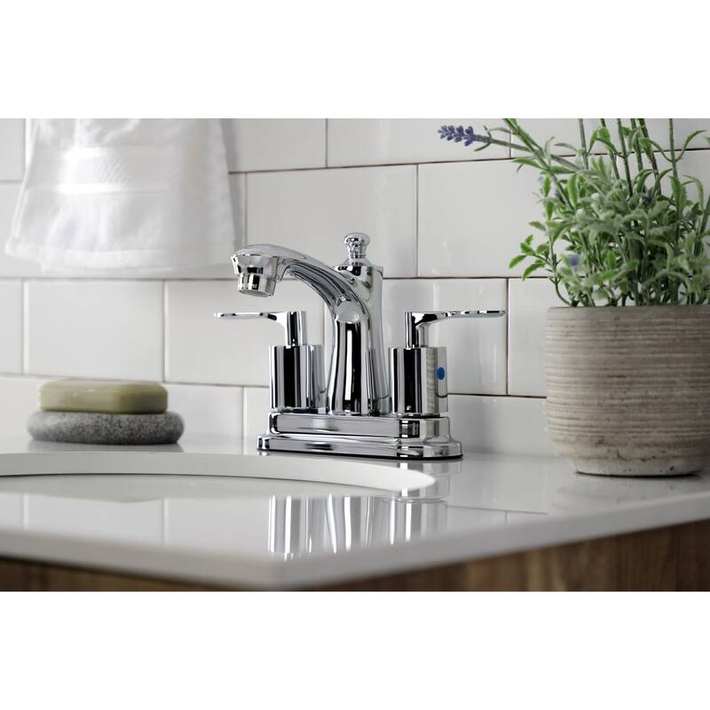 Kingston Brass Serena 1.2 GPM Centerset Bathroom Faucet with Pop-Up