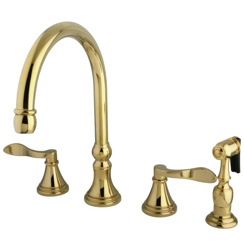Kingston Brass NuFrench Kitchen Faucet - Includes Side Spray