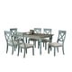 preview thumbnail 16 of 14, The Gray Barn Spring Mount Table with Cross Back Chairs 7-piece Dining Set