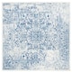 SAFAVIEH Evoke Quinn Vintage Distressed Rug - 6'7" x 6'7" Square - Ivory/Navy