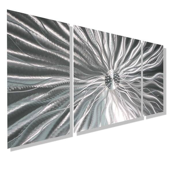 Shop Statements2000 Metal Wall Art Panels Modern Abstract Silver