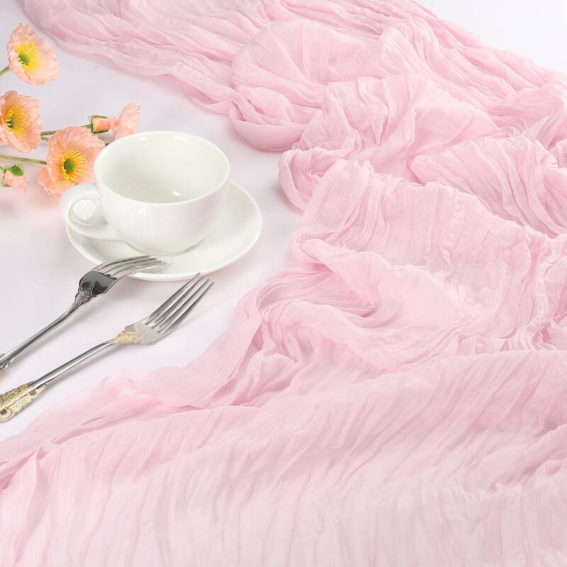 Cheesecloth Table Runner Long Bohemia Gauze Cheese Cloth