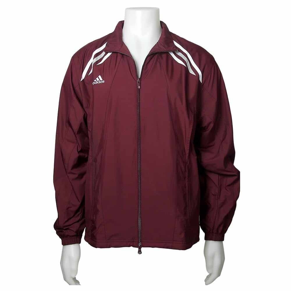 adidas black red jacket