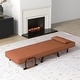 preview thumbnail 28 of 34, Costway Folding 5 Position Convertible Sleeper Bed Armchair Lounge w/