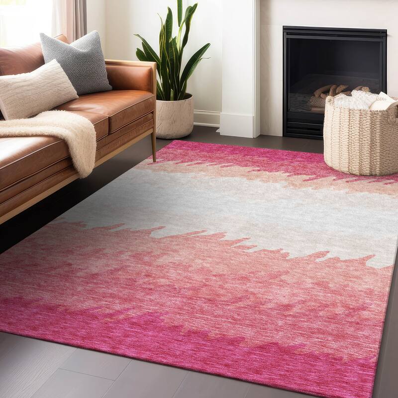 Premium Washable Super Soft Modern Ombre Mayfield Rug
