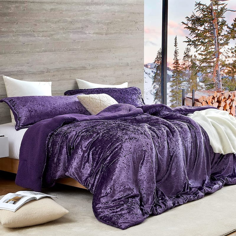 Velvet Crush - Coma Inducer® Oversized Comforter Set - Purple Reign - Oversized Queen