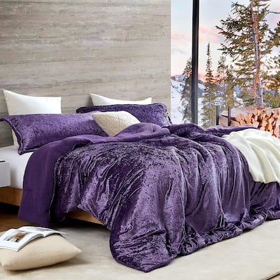 Velvet Crush - Coma Inducer® Oversized Comforter Set - Purple Reign