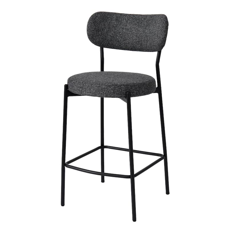 Allegra 26" Counter Stool (Set of 2) - Chunky Grey