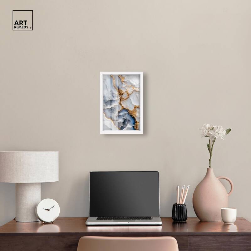 Denim Dreams I Shadowbox by Art Remedy