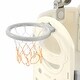preview thumbnail 26 of 63, Kids 7-in-1 Slide Playset: Spaceship Design with Slide, Tunnel, Ring Toss, Basketball Hoop, and Toy Storage