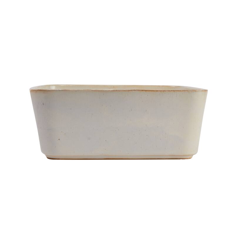 Stoneware Planter - 12.0"L x 12.0"W x 5.1"H