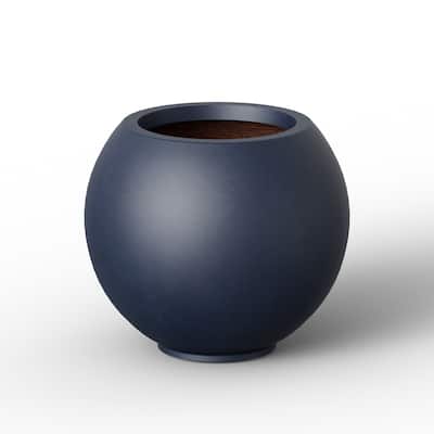 Concrete Round Planter / Pot with Enhanced Interior